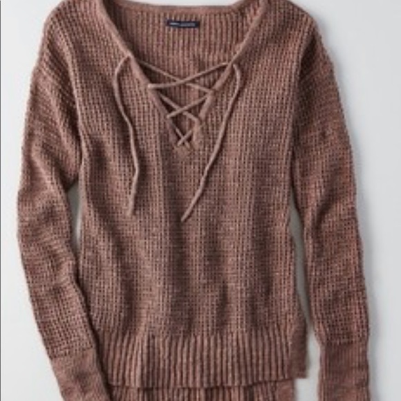 American Eagle Outfitters Sweaters - American eagle tie up sweater